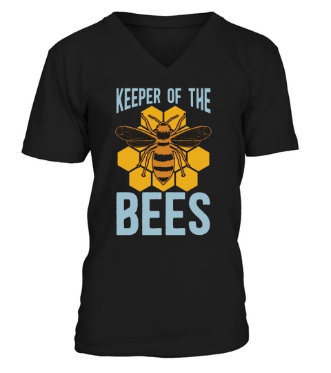 Beekeeping Keeper Of The Bees Honeybee Beekeeper V-Neck T-shirt