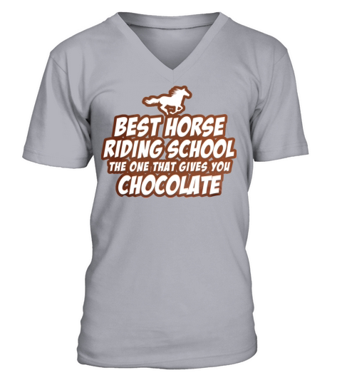 Best Horse Riding School V-Neck T-shirt