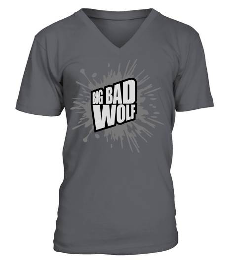 big bad wolf quote V-Neck T-shirt