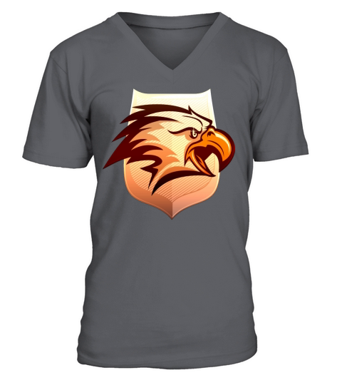 eagle eagles america vintage securitas retro USA V-Neck T-shirt