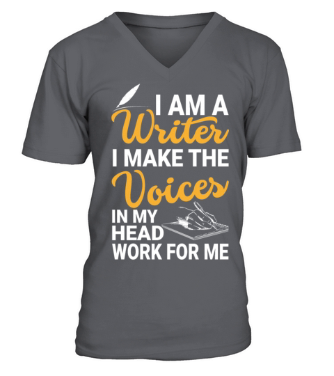 Im A Writer Quote Funny Author Novelist Writing V-Neck T-shirt