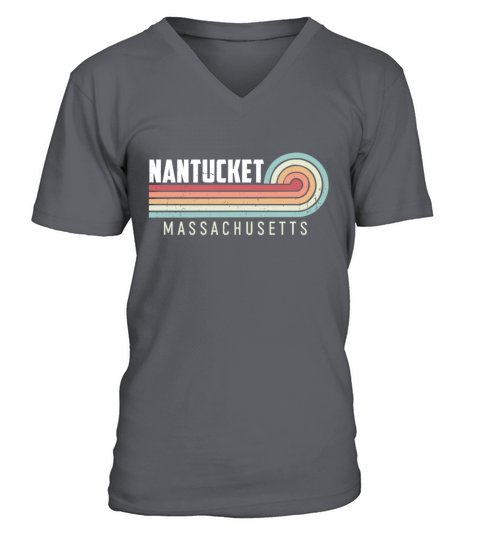 Nantucket National Park Vintage V-Neck T-shirt