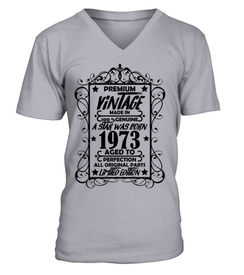 Premium Vintage 1973 V-Neck T-shirt