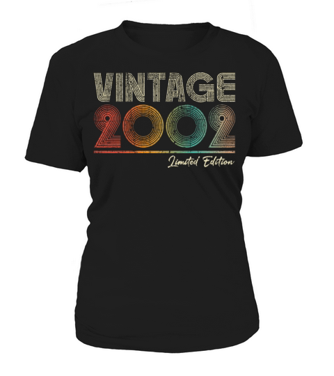21 Years Old Vintage 2002 21st Birthday Gifts Women's T-Shirt