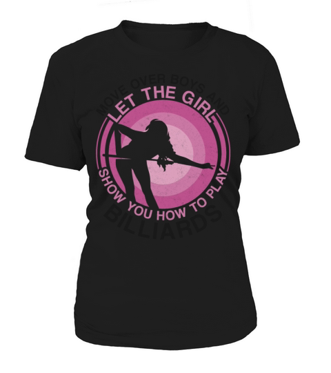 Billiards Pool Player Ball Girl Women's T-Shirt