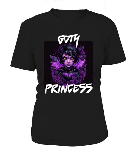 Digital Art Design Of A Goth Princess 2 Women's T-Shirt