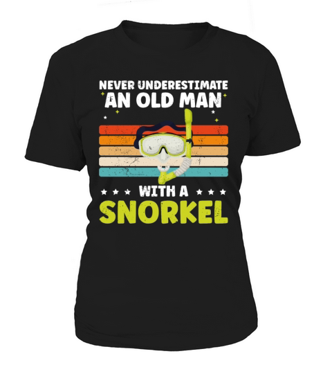 Funny Snorkeling Dive Design For Snorkeler Cool Women's T-Shirt