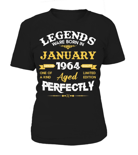 January 1964 Vintage Birthday Present Women's T-Shirt