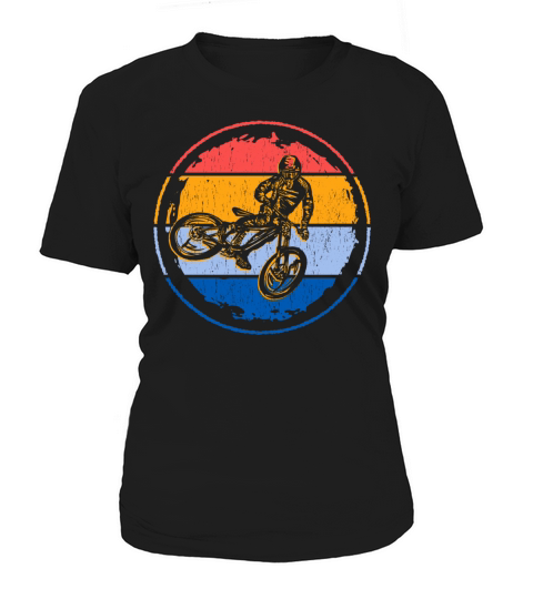 Mountain Bike Vintage Biking Down Hill Bicycle Women's T-Shirt