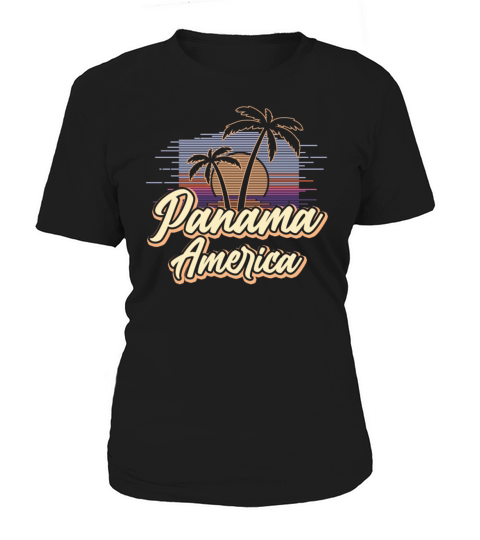 Panama Vintage Sunset Panamanian Wildness Women's T-Shirt