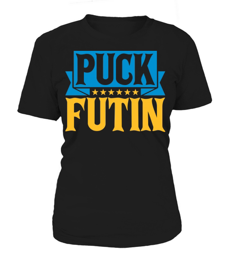 puck futin logo design Women's T-Shirt