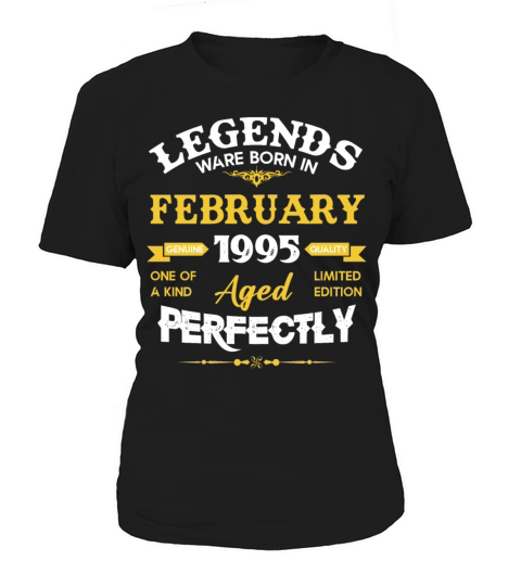 Vintage Aged To Perfection February 1995 Women's T-Shirt
