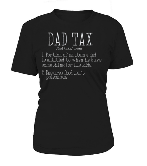Vintage Dad Tax Definition Men Funny Fathers Day Women's T-Shirt