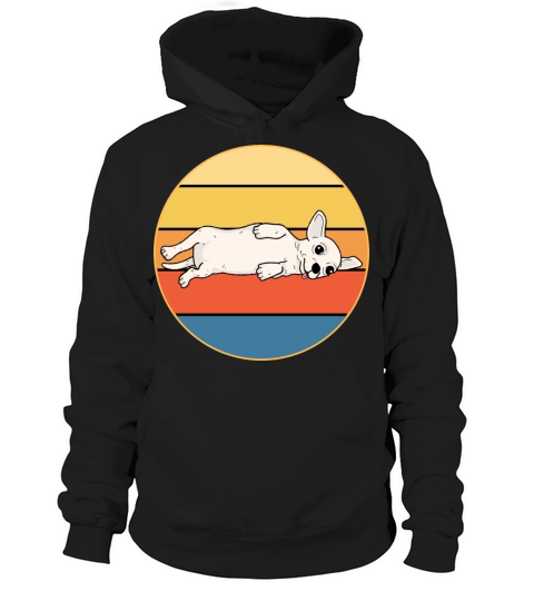 Cute Chihuahua Dog Breed Vintage Retro Sunset Hoodie Unisex