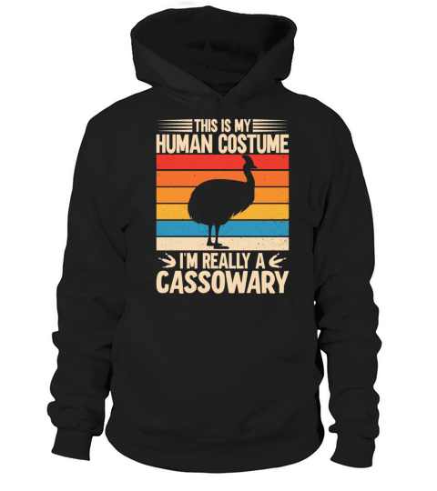 Retro Cassowary Vintage Cassowaries Quote Hoodie Unisex