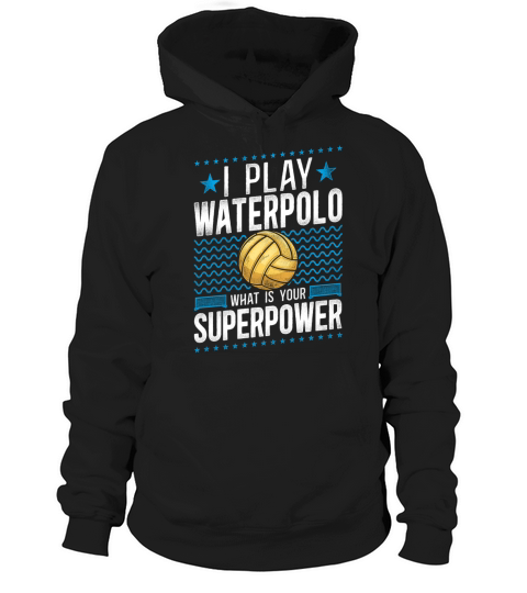 Water Polo Vintage I Play Water Hoodie Unisex