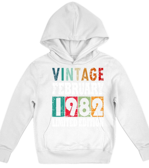1982 February vintage Kids Hoodie