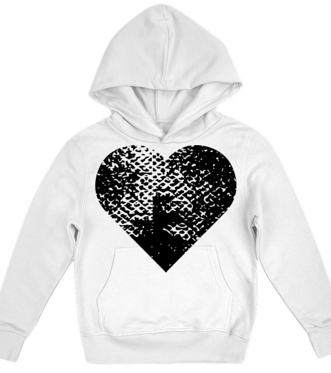 Heart vintage Kids Hoodie