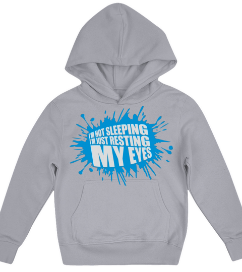 im not sleeping quote Kids Hoodie