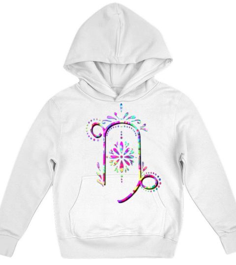 Neon Horoscopes Capricorn343 Kids Hoodie