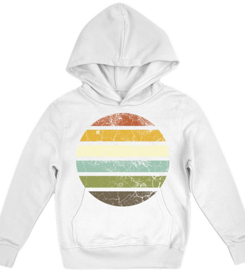 Retro Vintage Sunset Kids Hoodie
