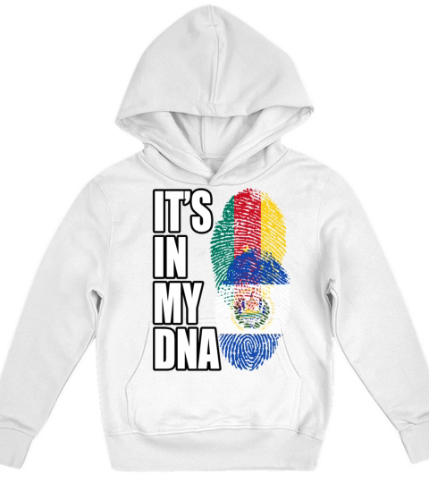 Salvadoran And Cameroonian Mix Heritage DNA Flag Kids Hoodie