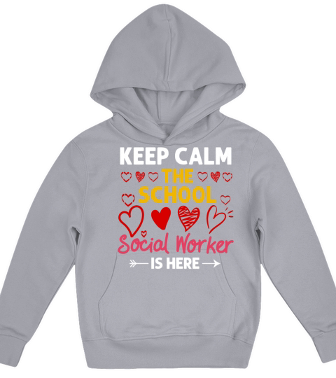 School Social Worker Quotes Appreciation Office Kids Hoodie