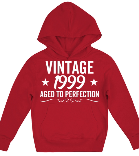 Vintage 1999 Aged To Perfection Kids Hoodie