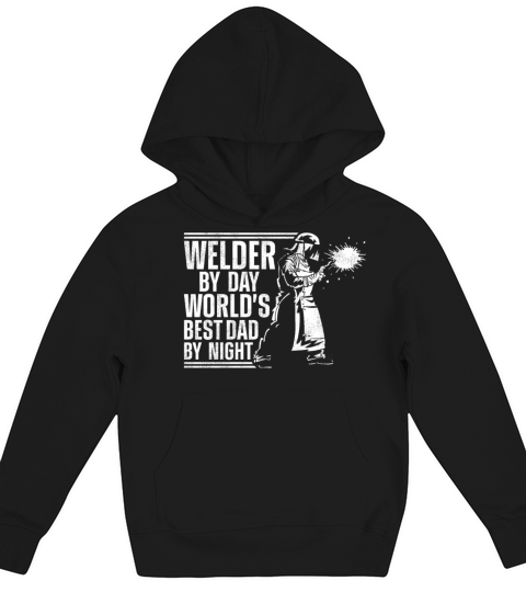 Welder Welding Dad Father Vintage Kids Hoodie