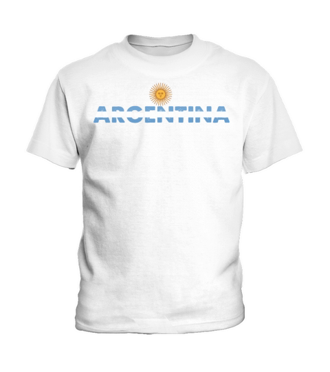 Argentina Argentinian Sun Of May Flag Vintage Kids T-Shirt