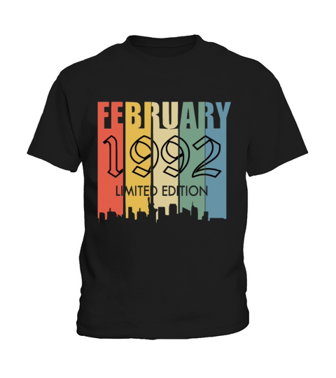 February 1992 year vintage saying Kids T-Shirt