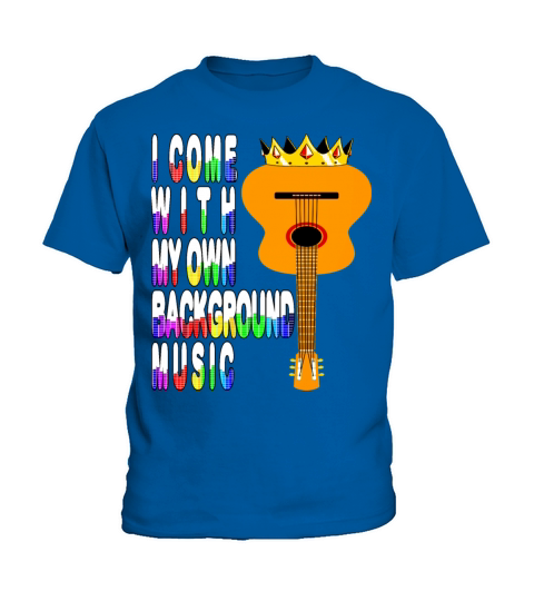 I Come With My Own Background Music Kids T-Shirt