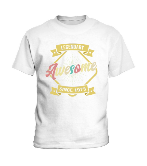 Legendary since 1973 birthday Kids T-Shirt