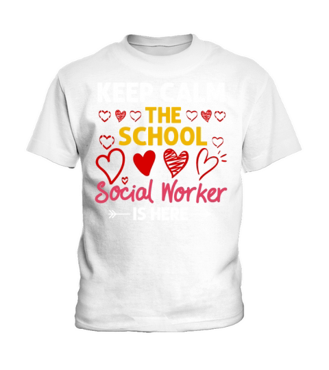 School Social Worker Quotes Appreciation Office Kids T-Shirt