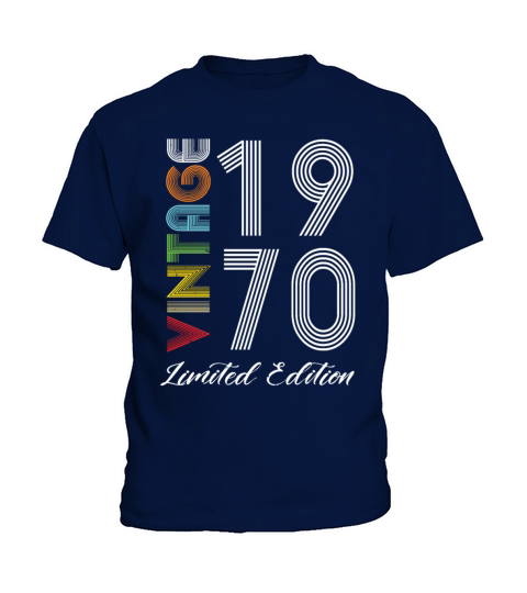 Vintage 1970 Vintage Birthday Retro Vintage Kids T-Shirt