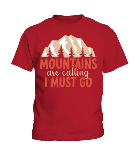 Vintage Mountains Climber Hiker Kids T-Shirt