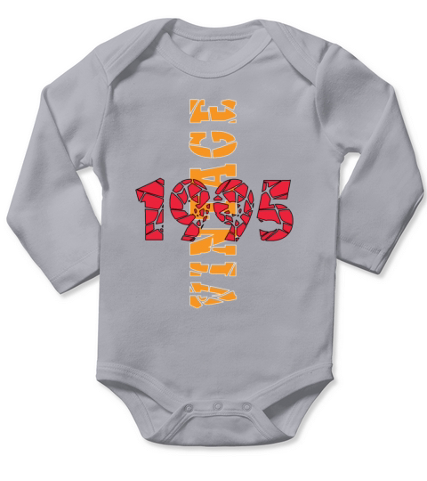 1995 Vintage Birthday Present Long Sleeve Baby One-Piece