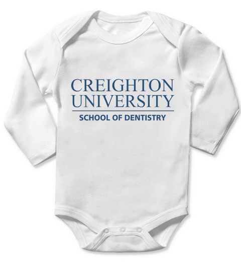 CREIGHTON DENTAL SCHOOL CLASS Long Sleeve Baby One-Piece