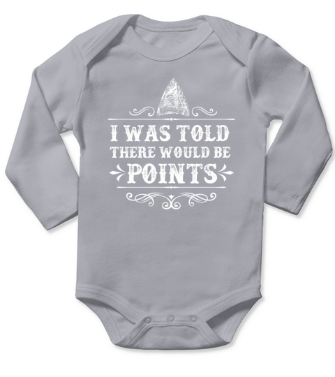 Funny Arrowhead Collecting Vintage Look Gifts Long Sleeve Baby One-Piece
