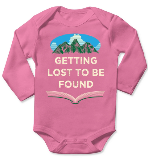 Getting Lost to Be Found Camping Sayings Camper Qu Long Sleeve Baby One-Piece