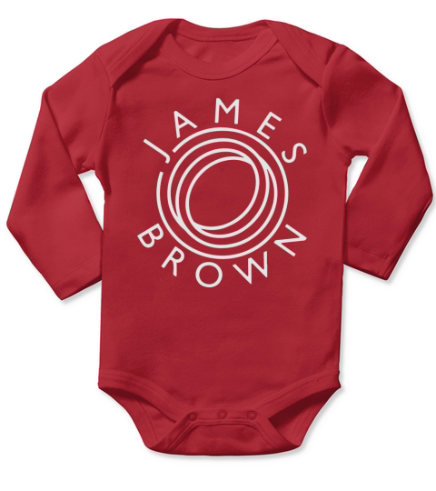 James Brown Tshirt Long Sleeve Baby One-Piece