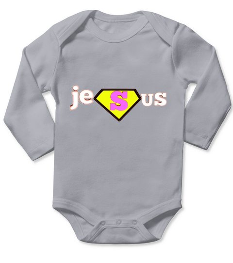 jesus save Long Sleeve Baby One-Piece