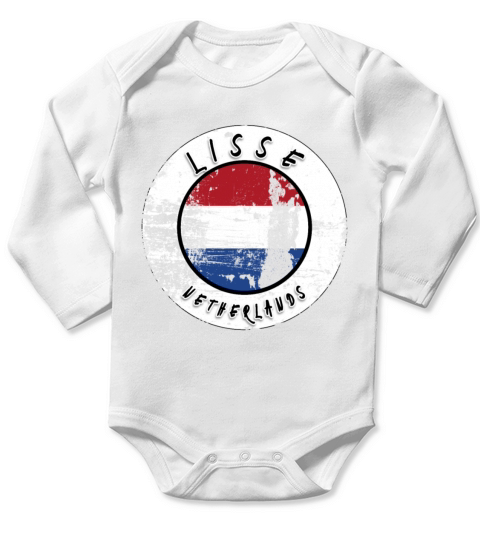 Lisse Netherlands Vintage Long Sleeve Baby One-Piece