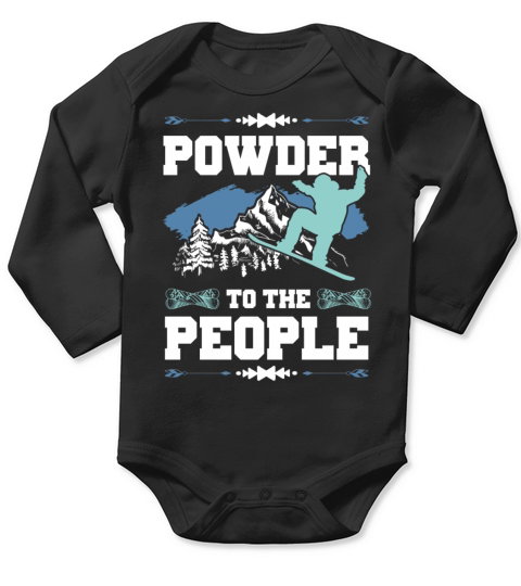 snowboarding snow Long Sleeve Baby One-Piece