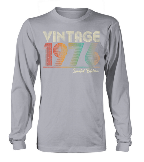 47 Year Old Vintage 1976 47th Birthday Gift Long sleeved Unisex