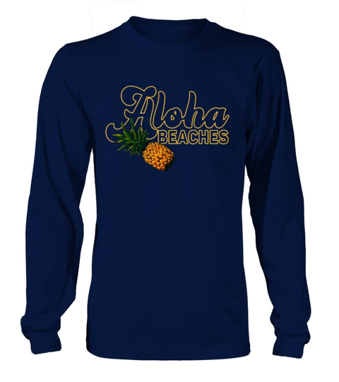 Aloha Beaches Tropical Hawaiian Summer Island Long sleeved Unisex