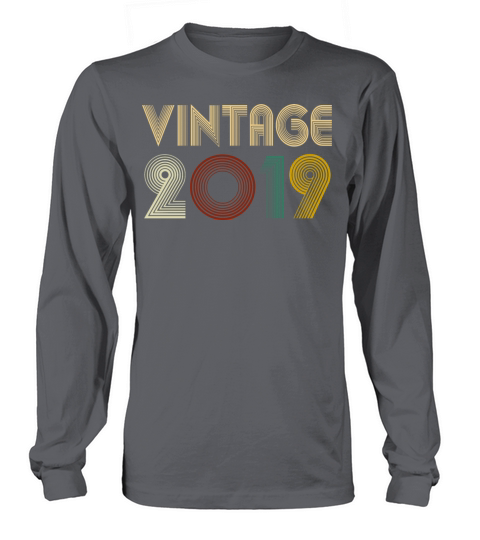 Boy Vintage 2019 3rd Birthday Retro 3 Years Old Long sleeved Unisex