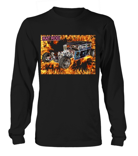 Hot Rod Hotrod Vintage Racing Car Gift Long sleeved Unisex