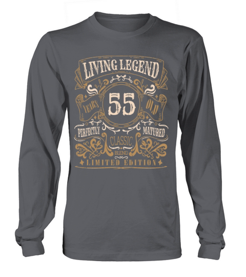 Retro Vintage Birth Whiskey Age 55 Years Old Long sleeved Unisex