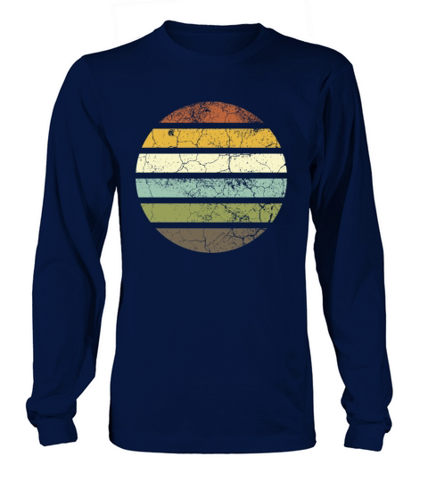 Retro Vintage Sunset Long sleeved Unisex